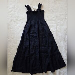 Quince Navy  Dress Size M New
